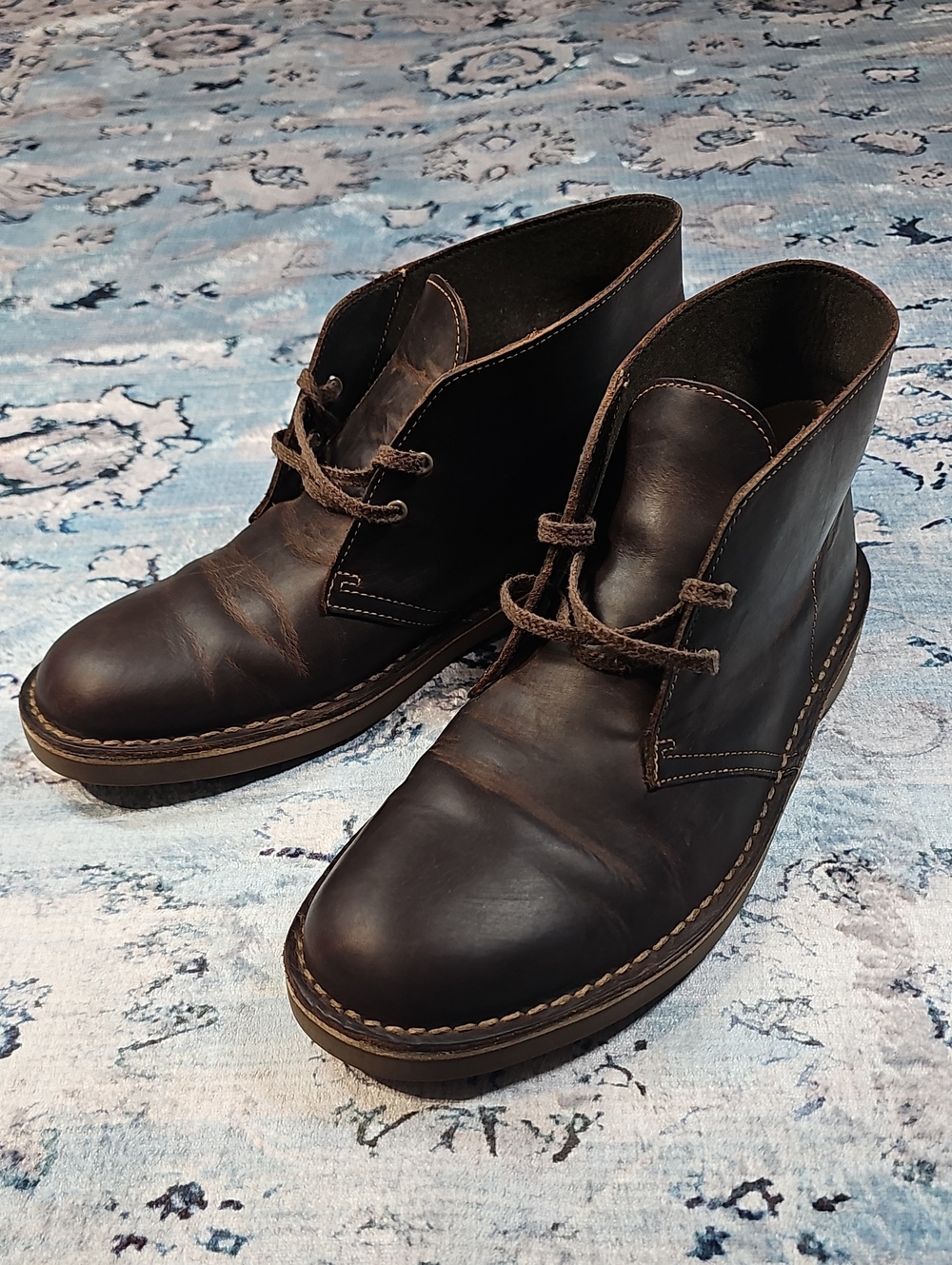 Clarks Collection Men's Brown Leather Chukka Boots